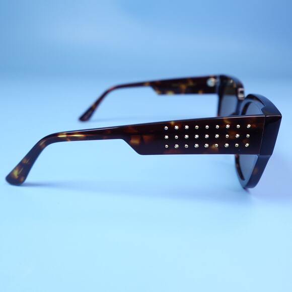 Rebecca Minkoff Sunglasses Mazey Black Studded Tortoiseshell 100% UV Protection main image 10